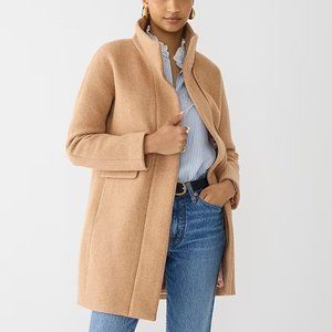 J Crew Yellow Cocoon Coat Small